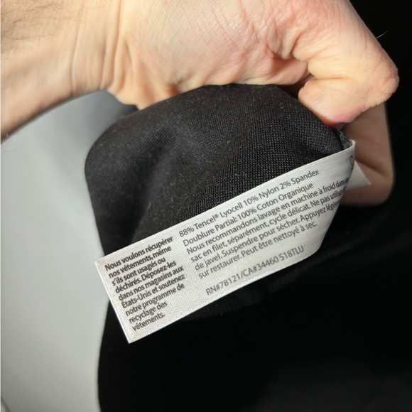 Eileen Fisher Tencel Lyocell Blend Knit Blazer in Black Size Large - Picture 5 of 5